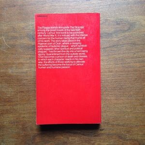 Vintage Accents - Albert Camus “The Plague” Vintage Accents - Albert Camus “The Plague”